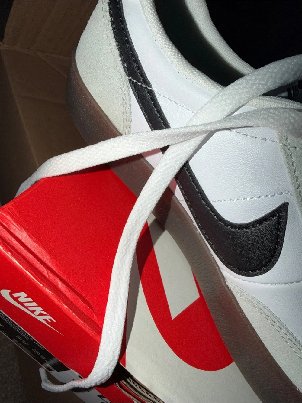 Nike Killshot 2 Leather in White, Black, Light Silver, & Gum Dark Brown